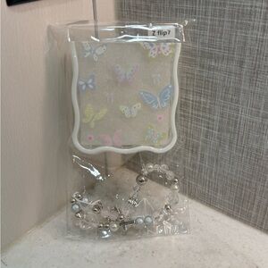 Butterfly Print z flip 7 phone case